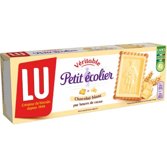 Little schoolboy white chocolate Lu