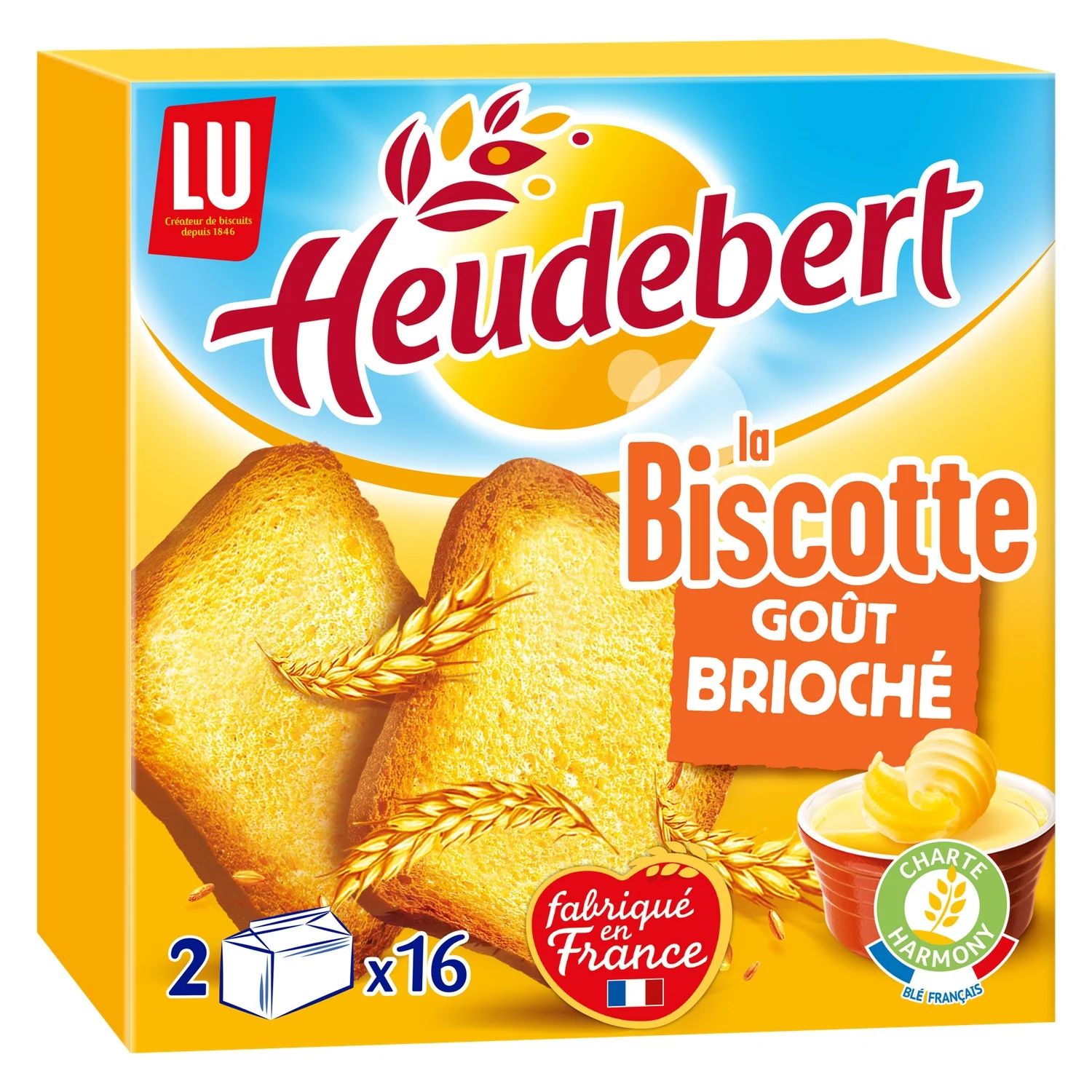 LU Heudebert rusk Taste Brioche