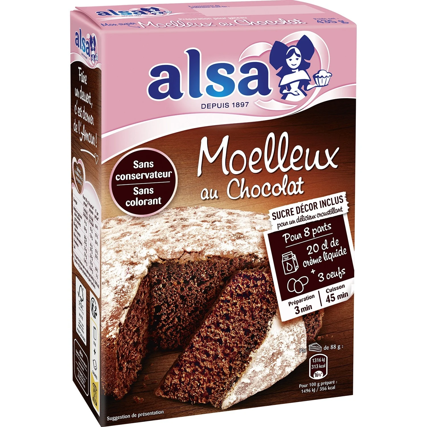 Alsa Preparation for chocolate cake