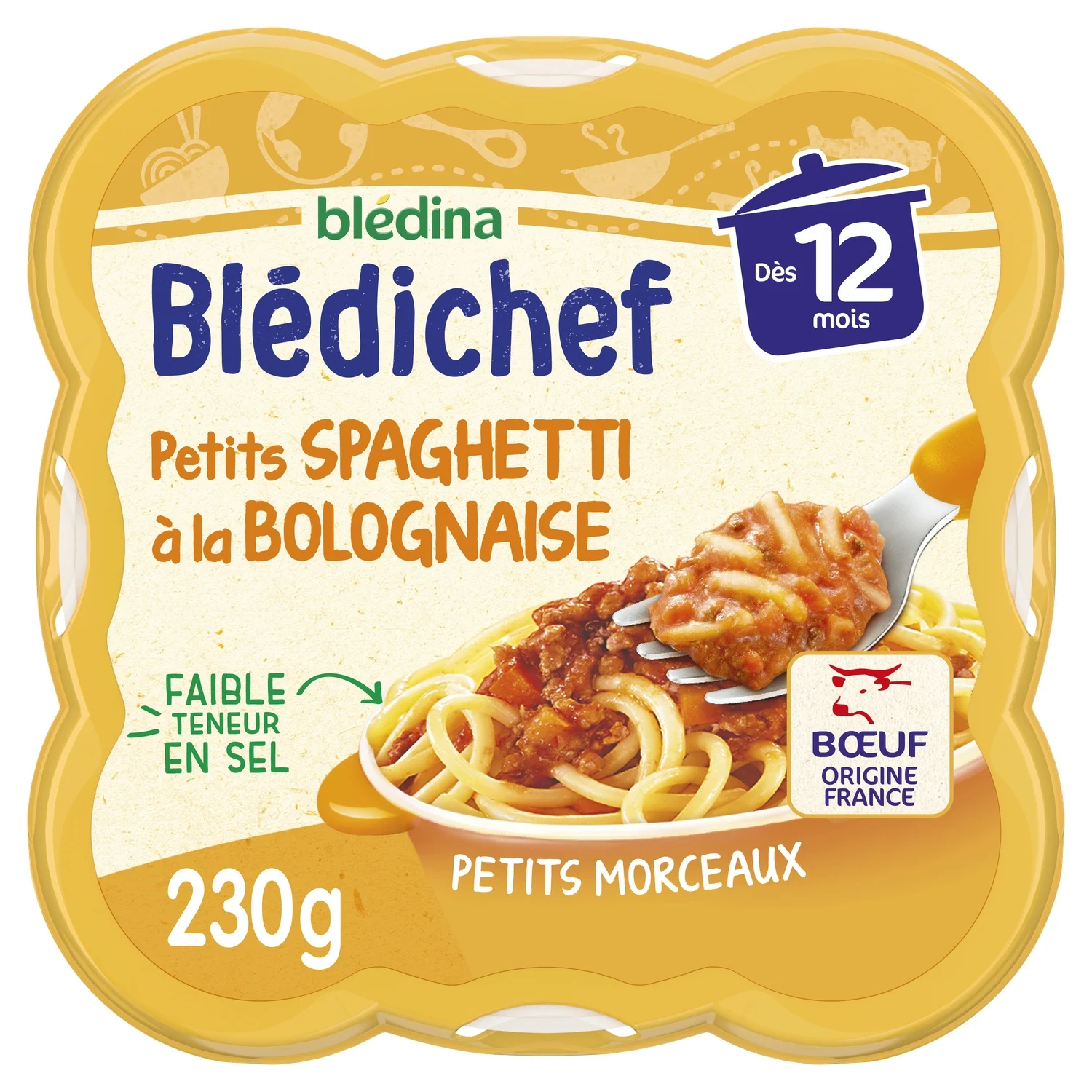 Blédichef spaghetti Bolognese from 12 months
