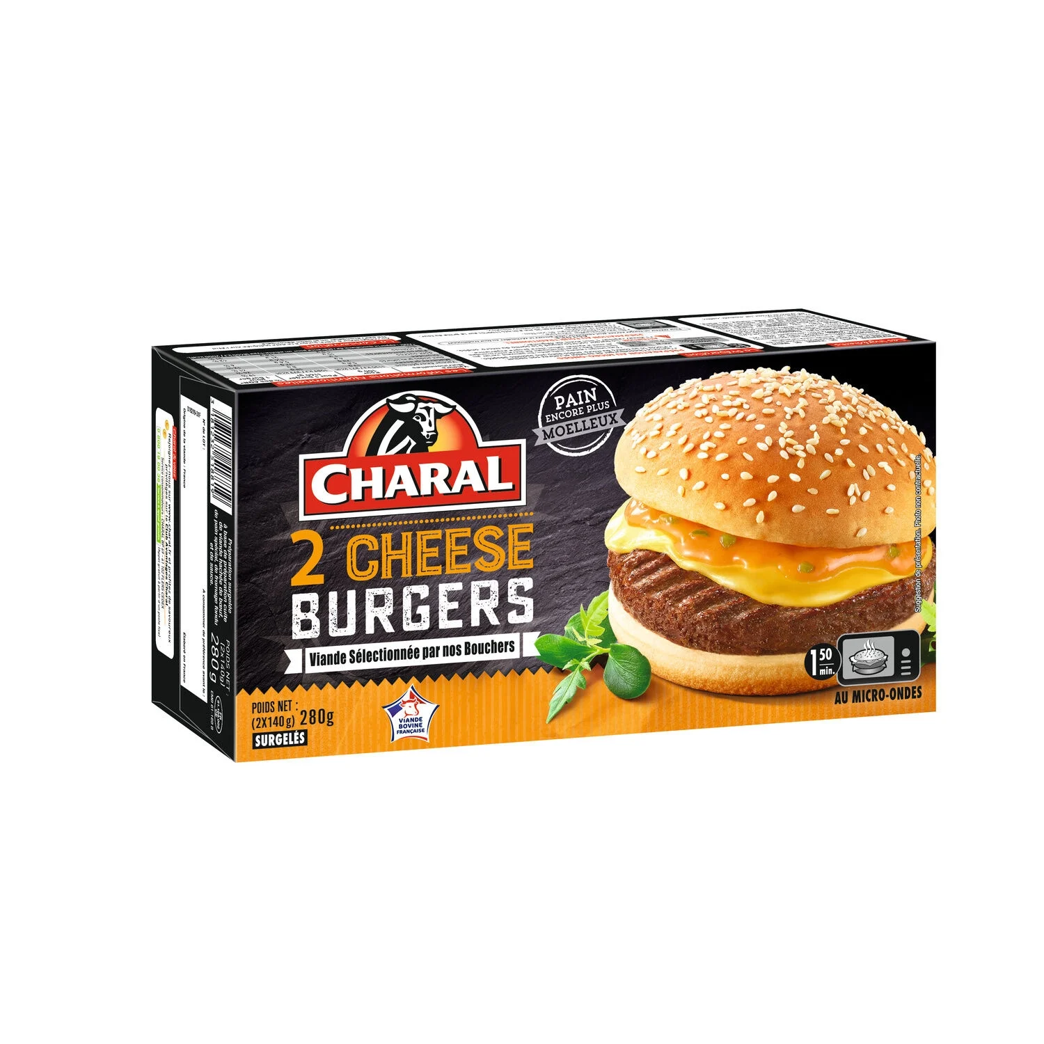 Charal cheese burgers x2