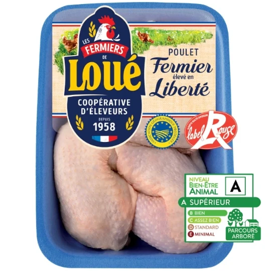 Loué chicken legs with Provencal herbs