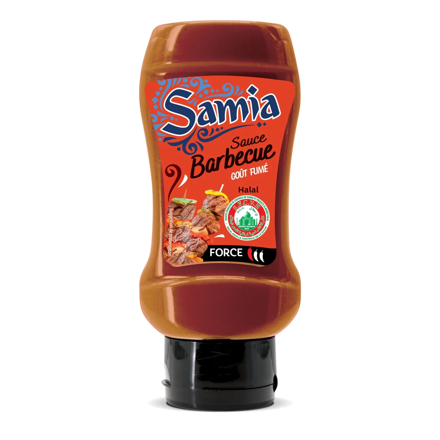 Samia halal barbecue sauce, smoked flavour