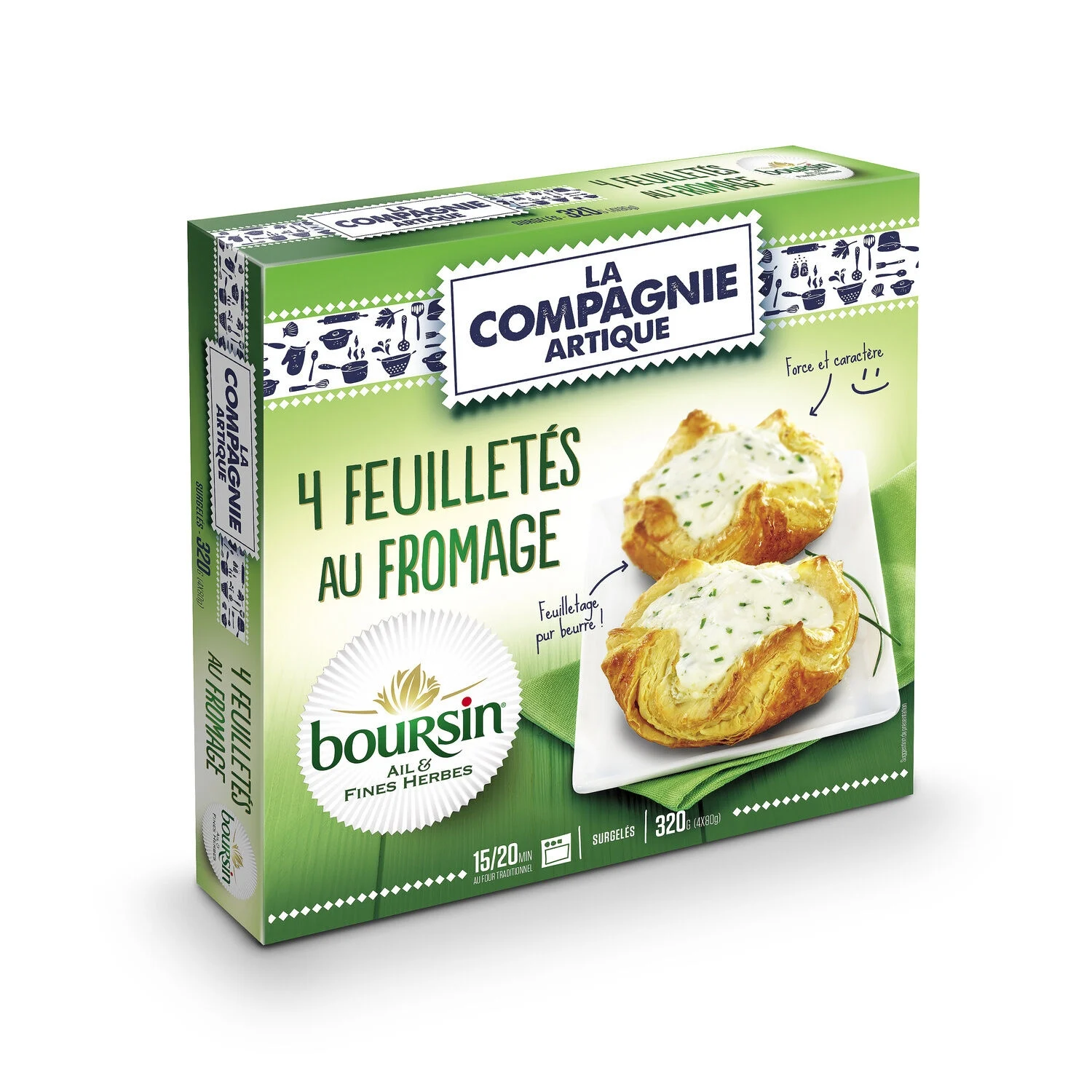Boursin cheese puff pastry