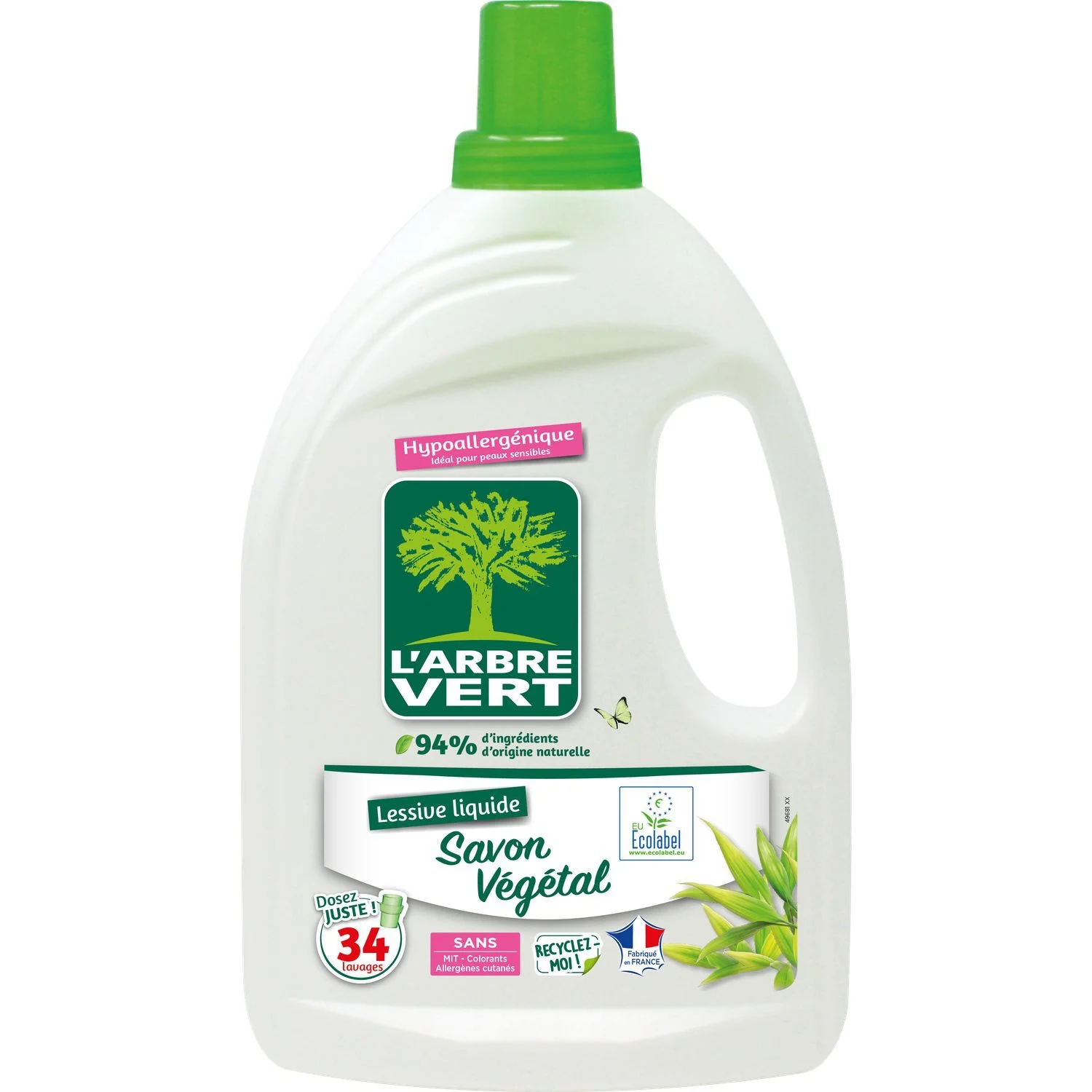 L'arbre vert plant soap liquid detergent