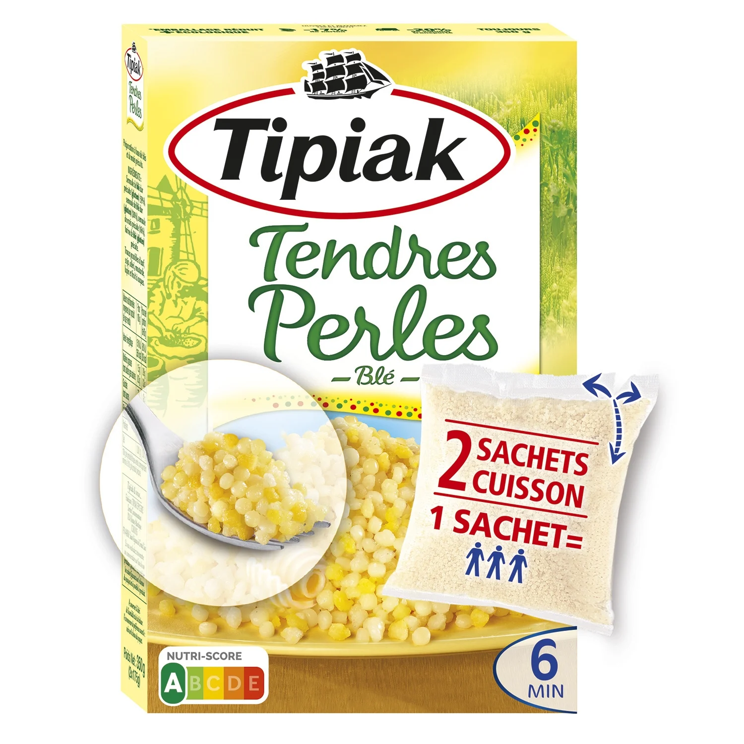  Tipiak tender wheat pearls