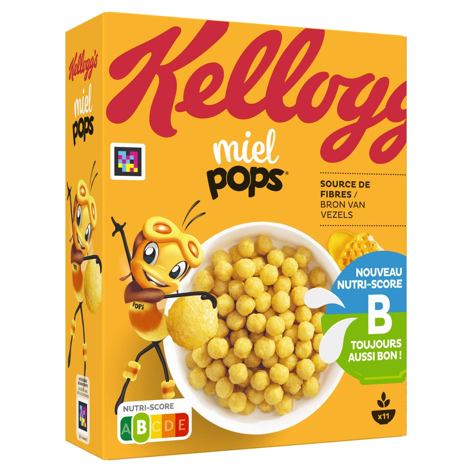 Honey pops cereals Kellogs