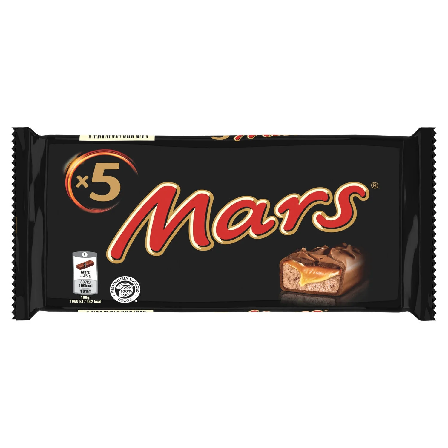 Mars chocolate and caramel bars