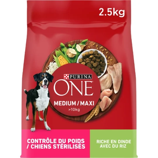 Purina One Medium adult dog food chicken rice