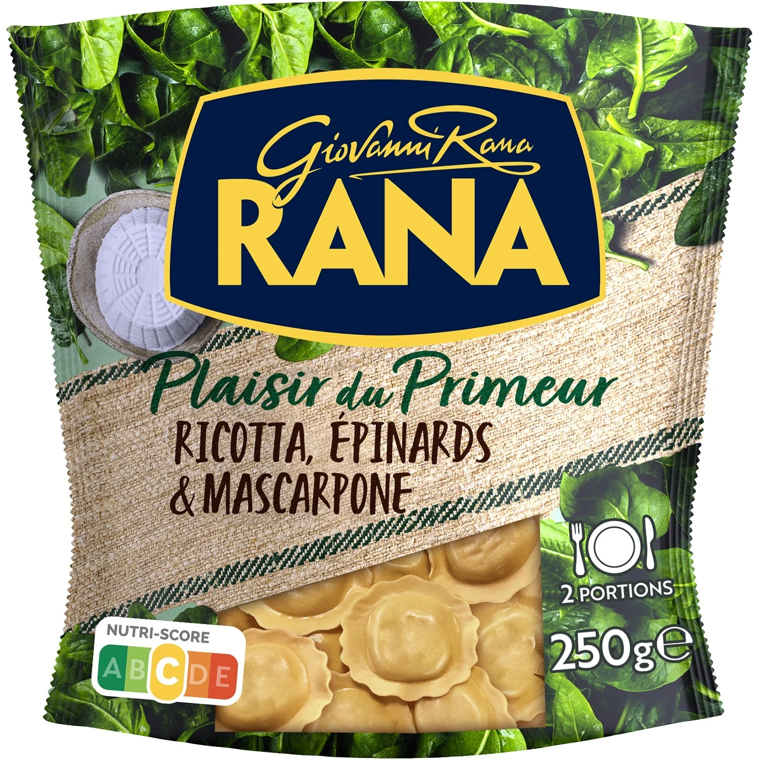 Grandi Girasoli fresh pasta Giovanni Rana - Ricotta, Spinach & Mascarpone