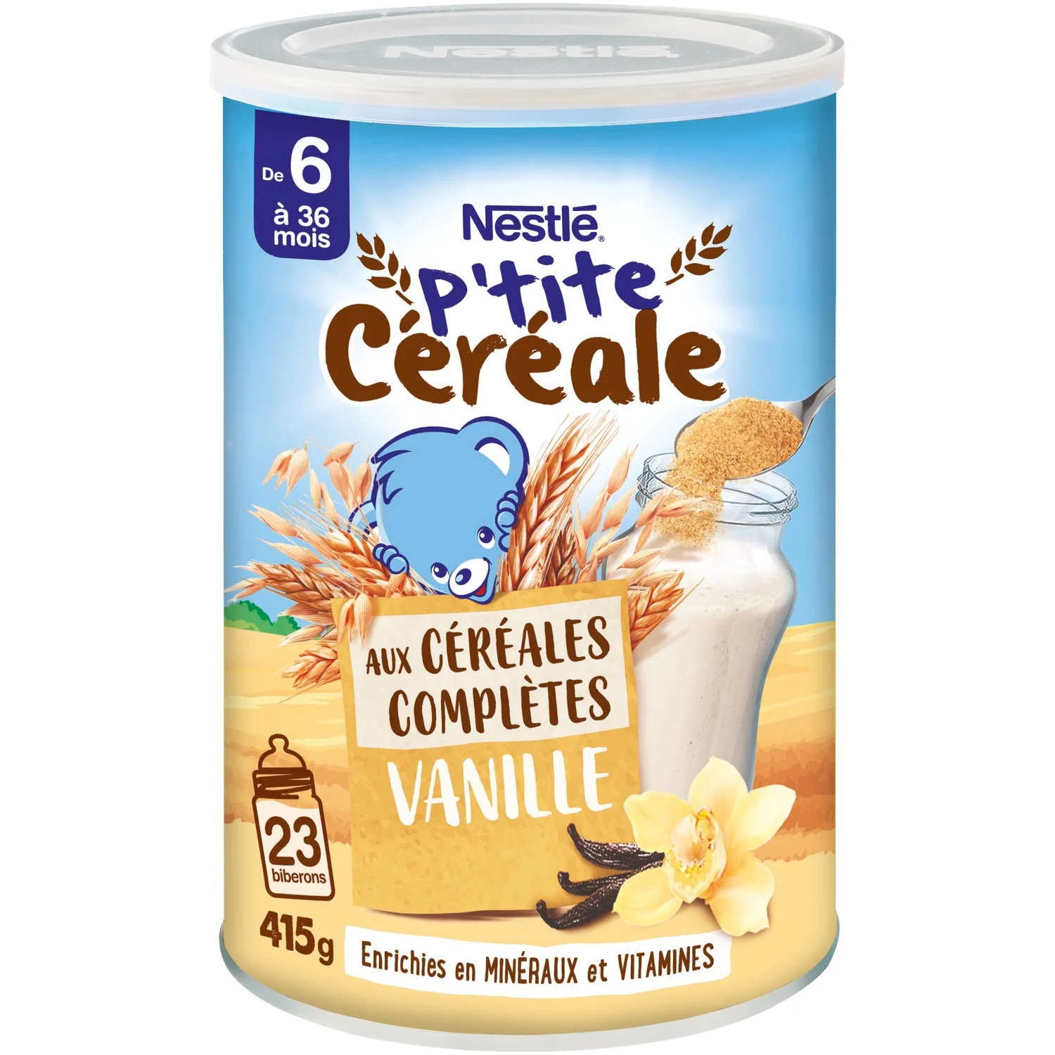 Nestle cereal with wholegrain and vanilla