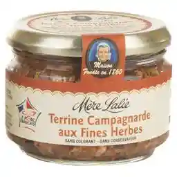 Mère Lalie country terrine with fine herbs Mère Lalie