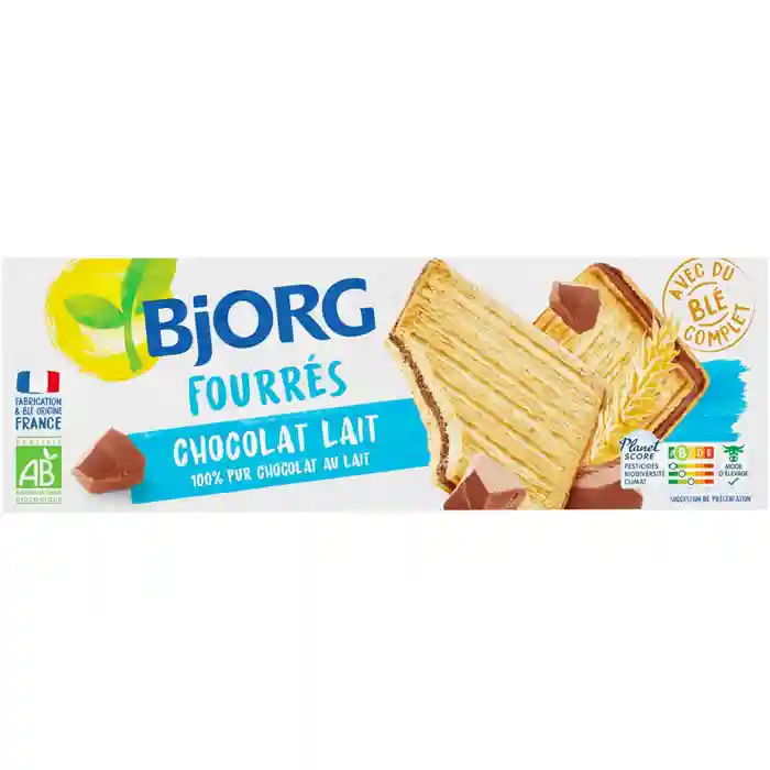 Bjorg milk chocolate filling