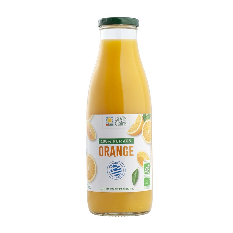 Pure Orange Juice Greece 75cl - La Vie Claire