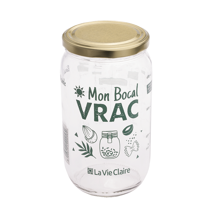 Bocal vrac en verre 850ml - La Vie Claire