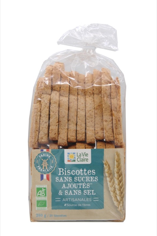 BISCOTTE S/SUCRE S/SEL 280 G
