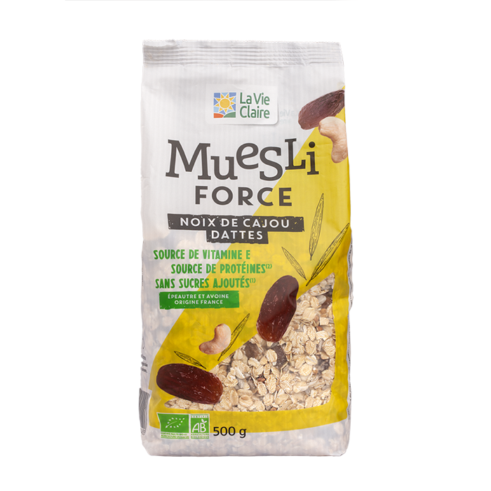 Muesli Sportif Cajou Dattes