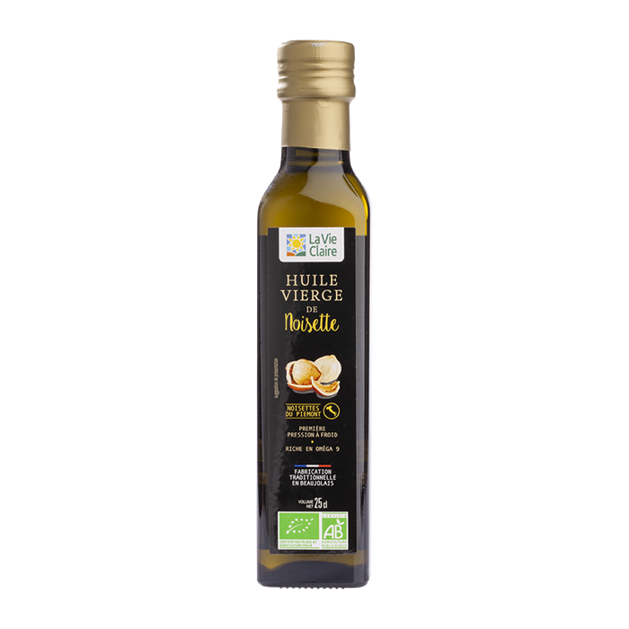 Huile vierge de noisette Piémont 25cl - La Vie Claire