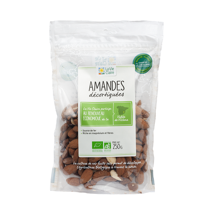 Amandes decortiquees 250 g