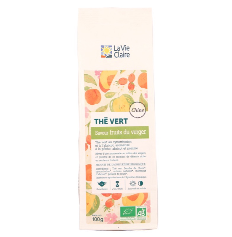 Orchard fruit green tea 100g - La Vie Claire