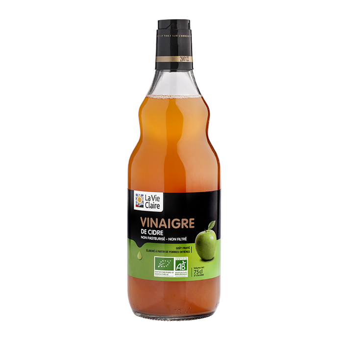 Vinaigre cidre non pasteurise 750ml //ppbio//