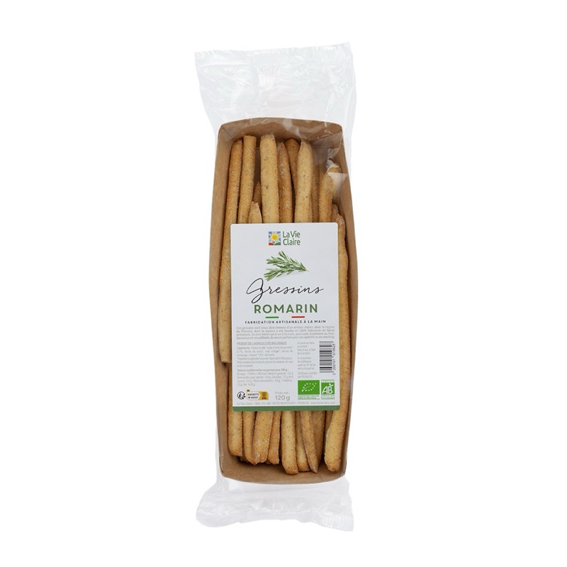 Gressins with rosemary 120g - La Vie Claire