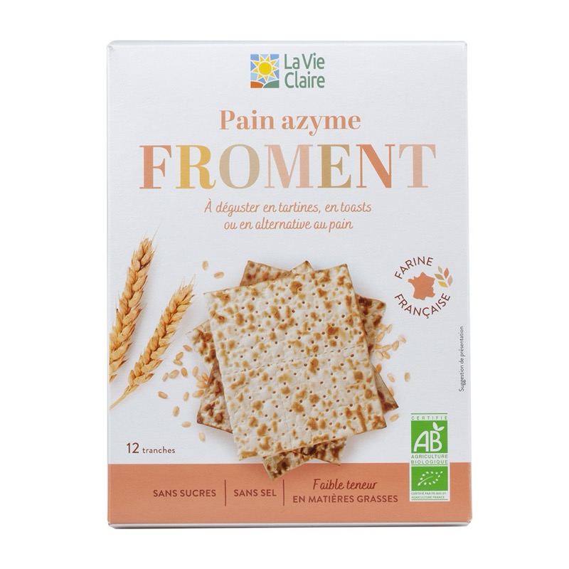 Unleavened bread with wheat 200g - La Vie Claire 