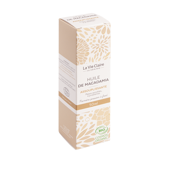 Huile végétale de macadamia 50ml - La Vie Claire