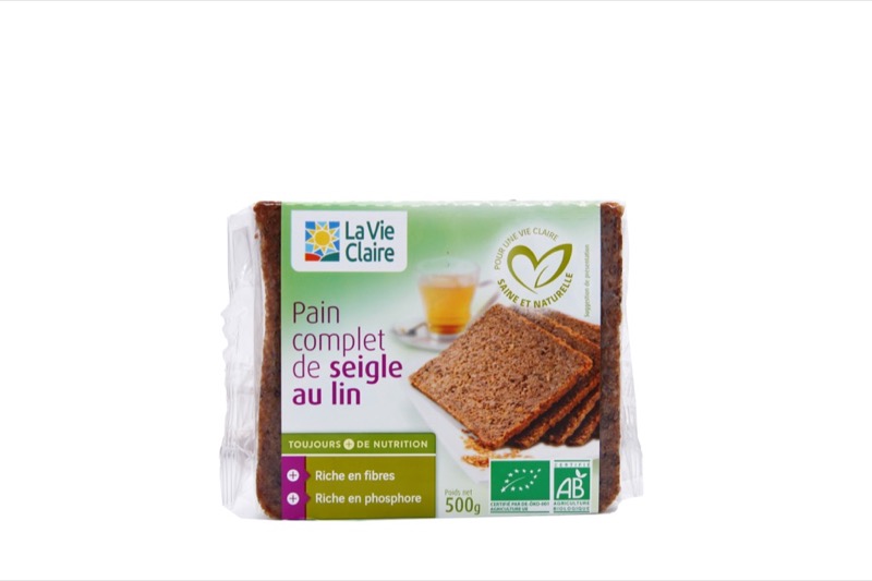 Wholemeal rye bread with linseed ppbio