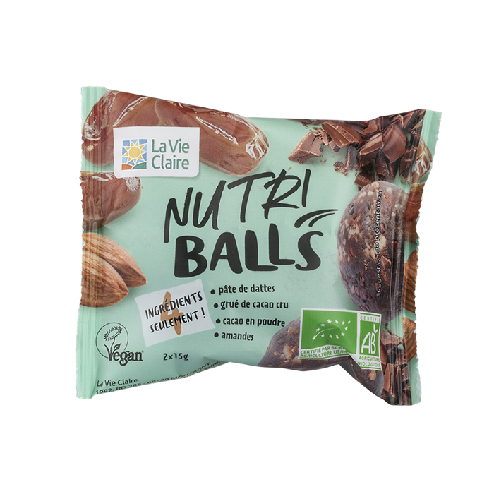 Nutri balls amande cacao 2x15g