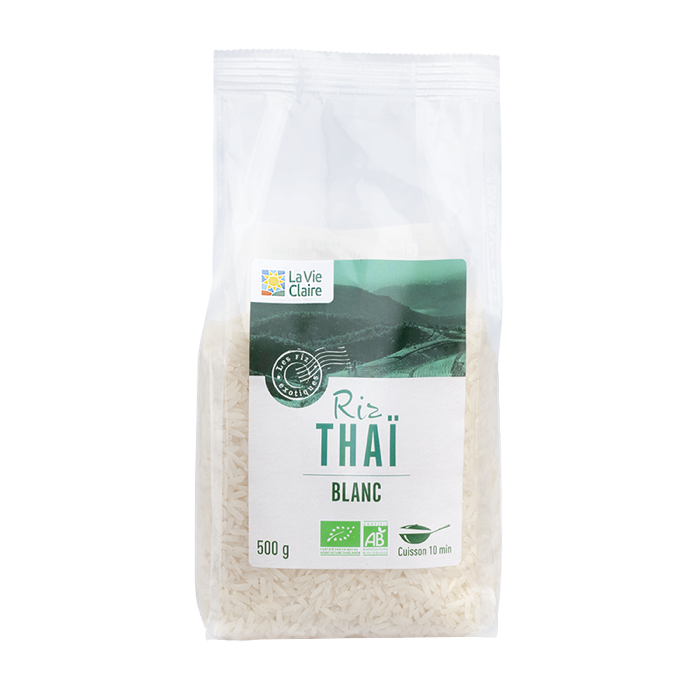 Riz thaï long blanc 500g - La Vie Claire