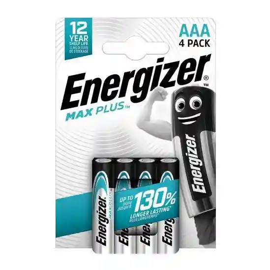 Alcaline Energizer Max plus AAA Battery X4