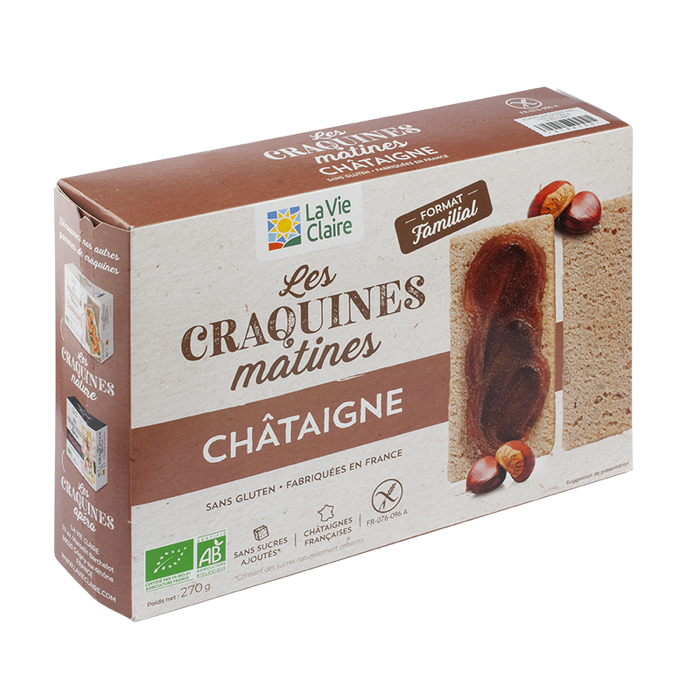 Crunchy chestnut toast 270g - La Vie Claire