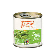 Elibio Petits Pois Bio 400 g 