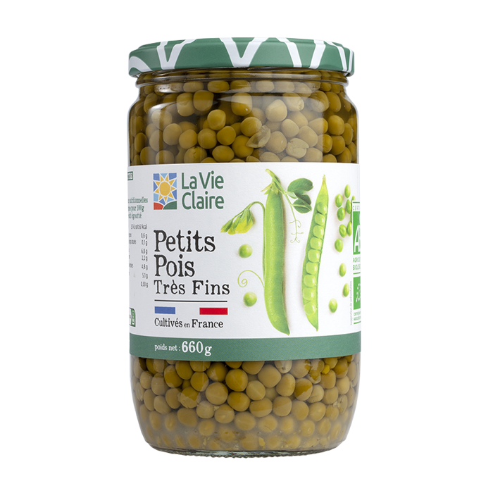 Very fine peas 660g - La Vie Claire