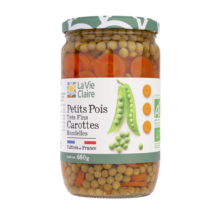 Carrot Peas 660g - La Vie Claire