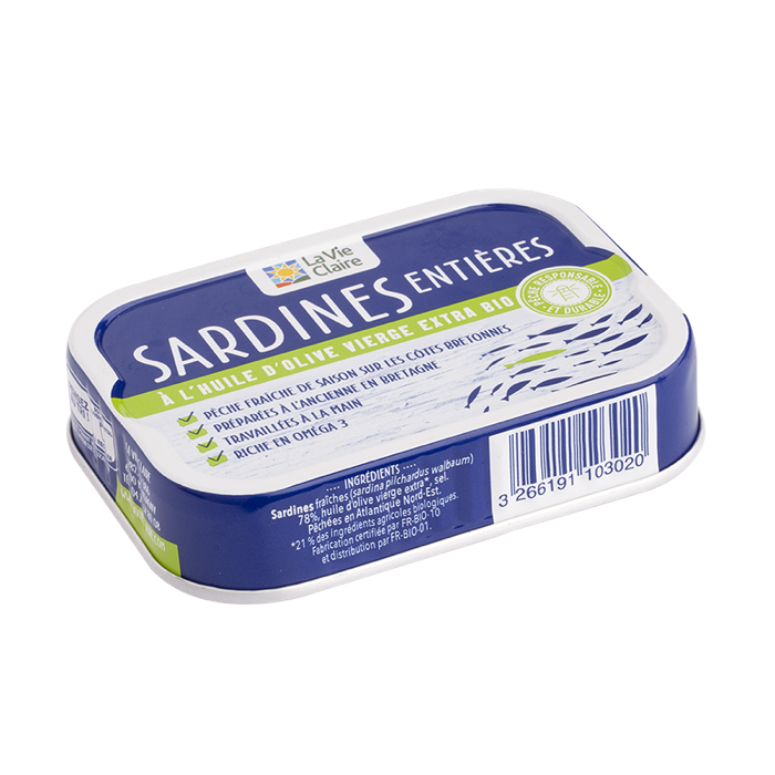 Sardines Entieres H.olive 115g Lvc //ppbio\\