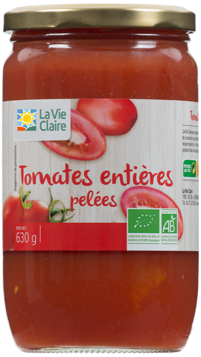 Tomates Entieres Pelees