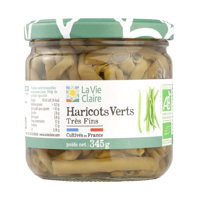Very fine green beans 345g - La Vie Claire