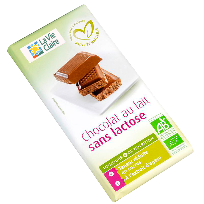 Chocolat Lait Sans Lactose 100g