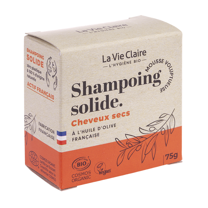 Solid shampoo 75g - dry hair - La Vie Claire