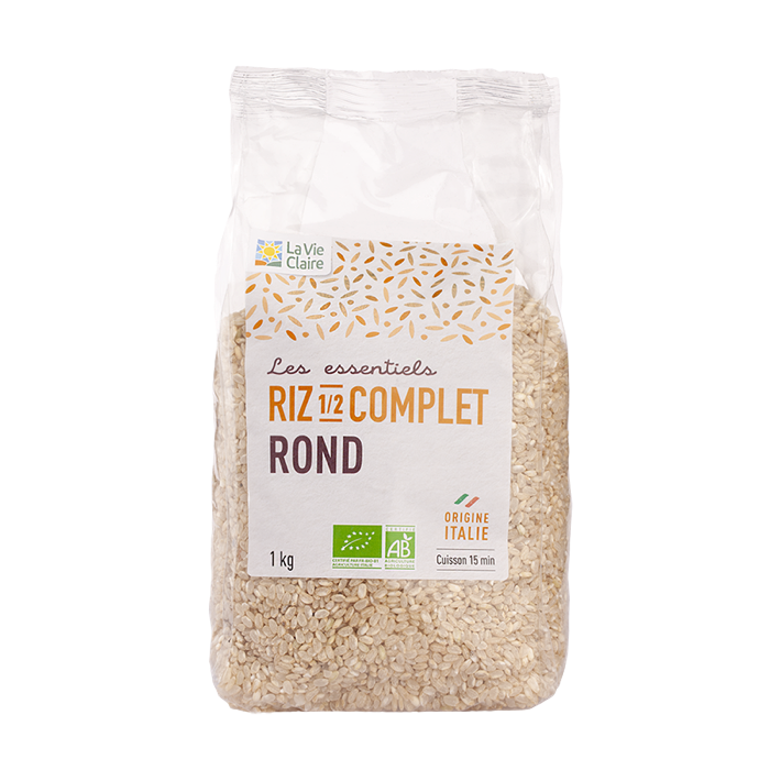 Riz Rond Demi Complet 1kg