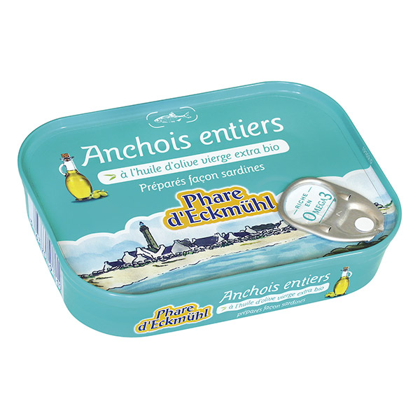 Phare D'Eckmul Anchois Entiers 115 g 