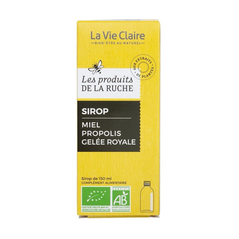 Honey/propolis/royal jelly tonic syrup 150ml - La Vie Claire