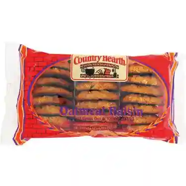 Country Hearth natural oatmeal and raisin baked cookies