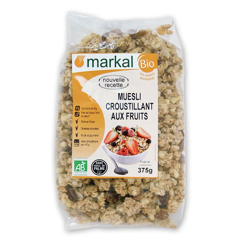 Markal Muesli Aux Fruits Bio 375 g