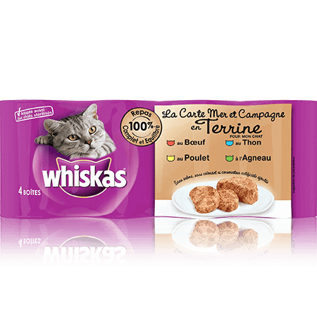 Whiskas Carte Mer Camp Terrine 40 g x 4