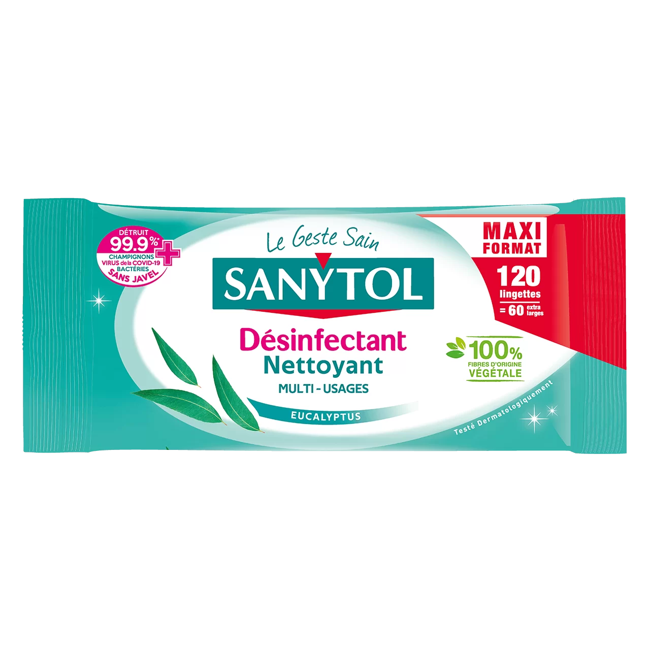 Sanytol multi-purpose disinfectant wipes