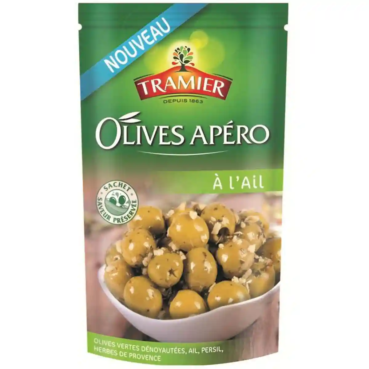 Tramier Garlic Aperitif Olives