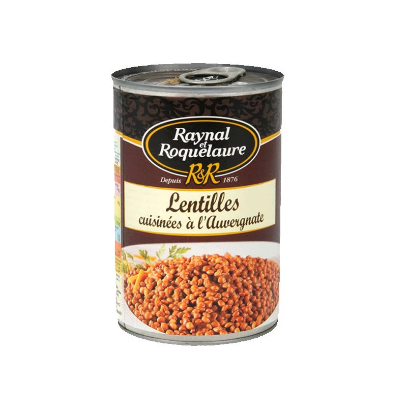 Raynal & Roquelaure auvergne-style lentils